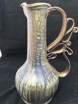 REDUCTION-FIRED-LONG-NECK-PITCHER
