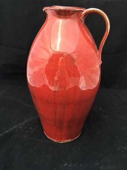 REDUCTION-FIRED-RED-PITCHER